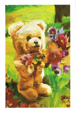 Kunstkort D901 - Teddy