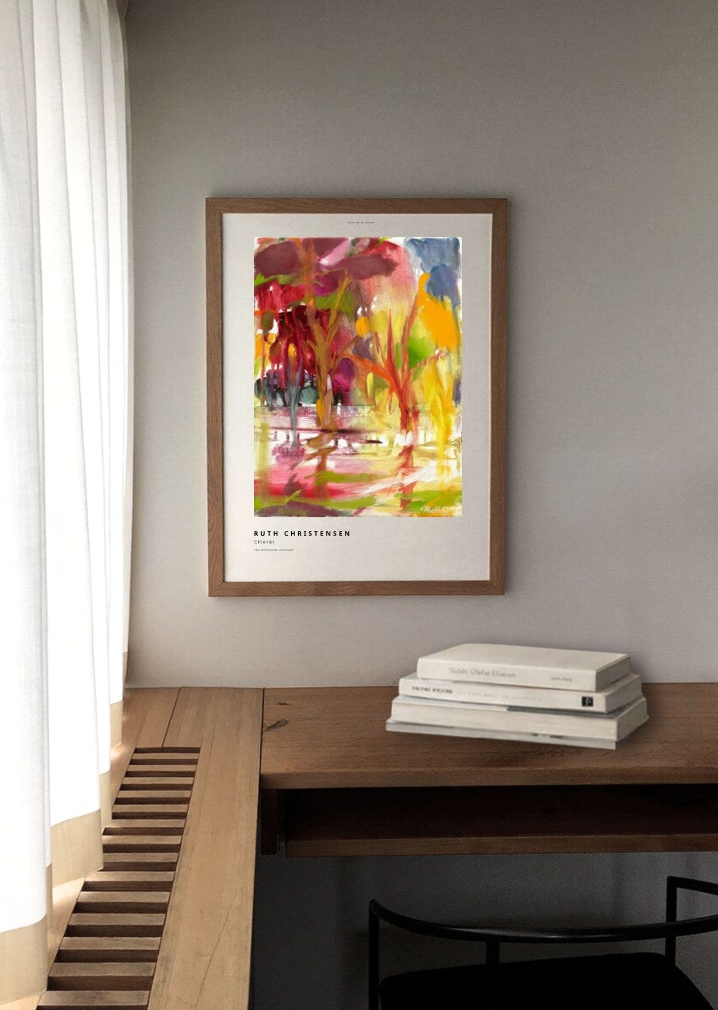 Efterårsfarver kunstplakat - Billede 3