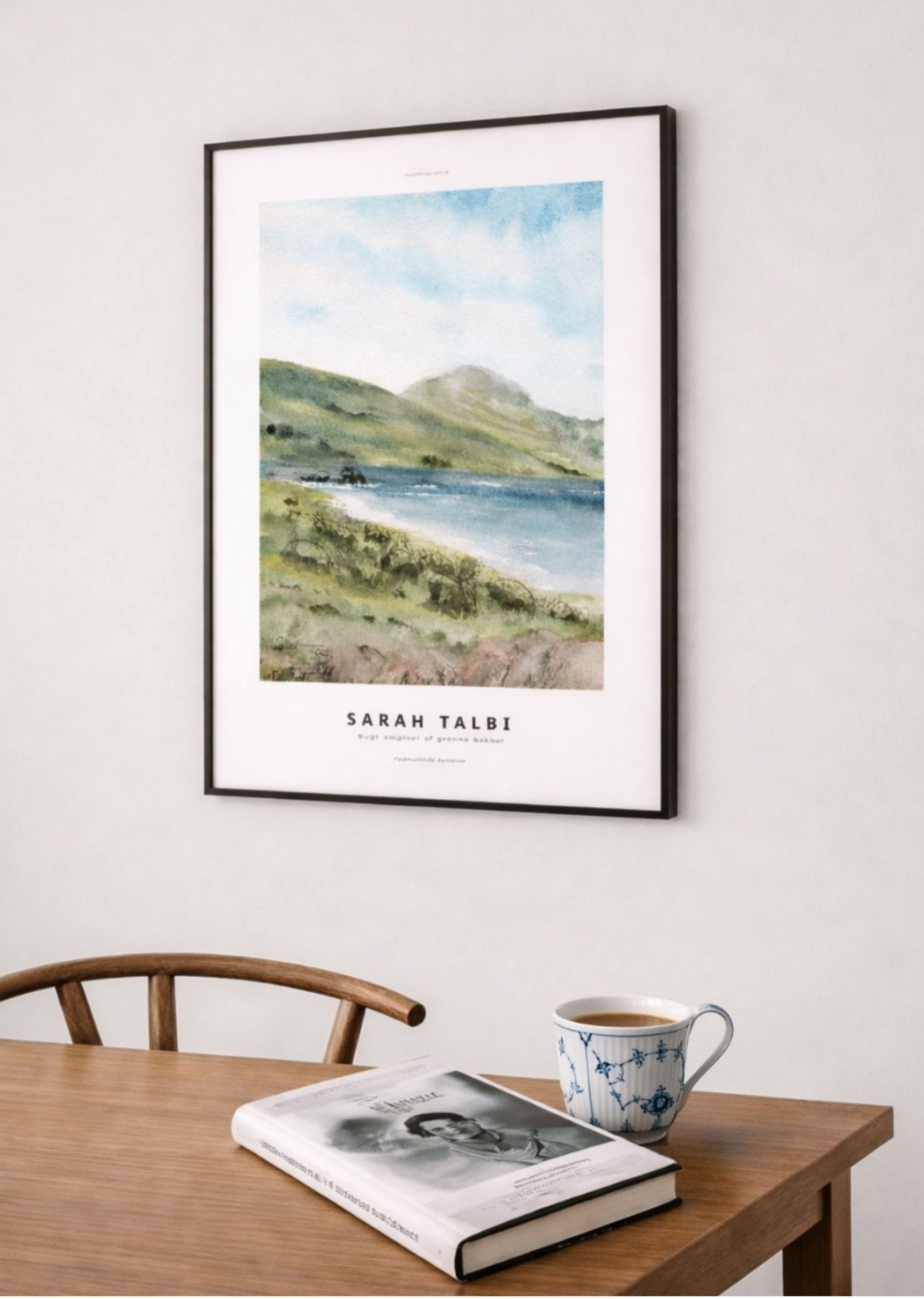 Bugt kunstplakat - Billede 2