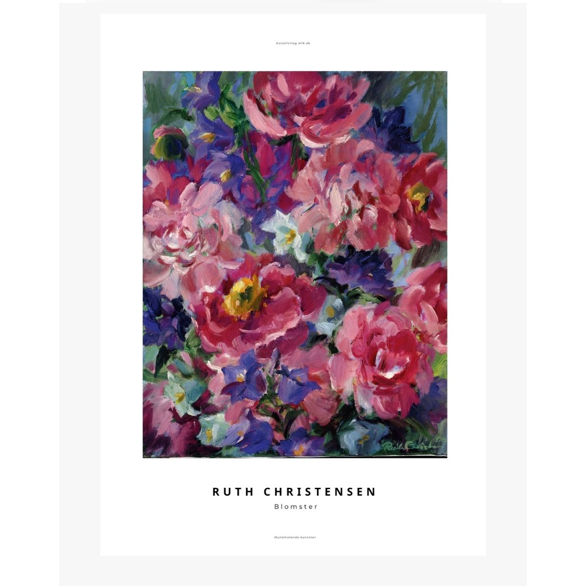 Blomster No2 kunstplakat