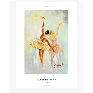 Balletdanser kunstplakat