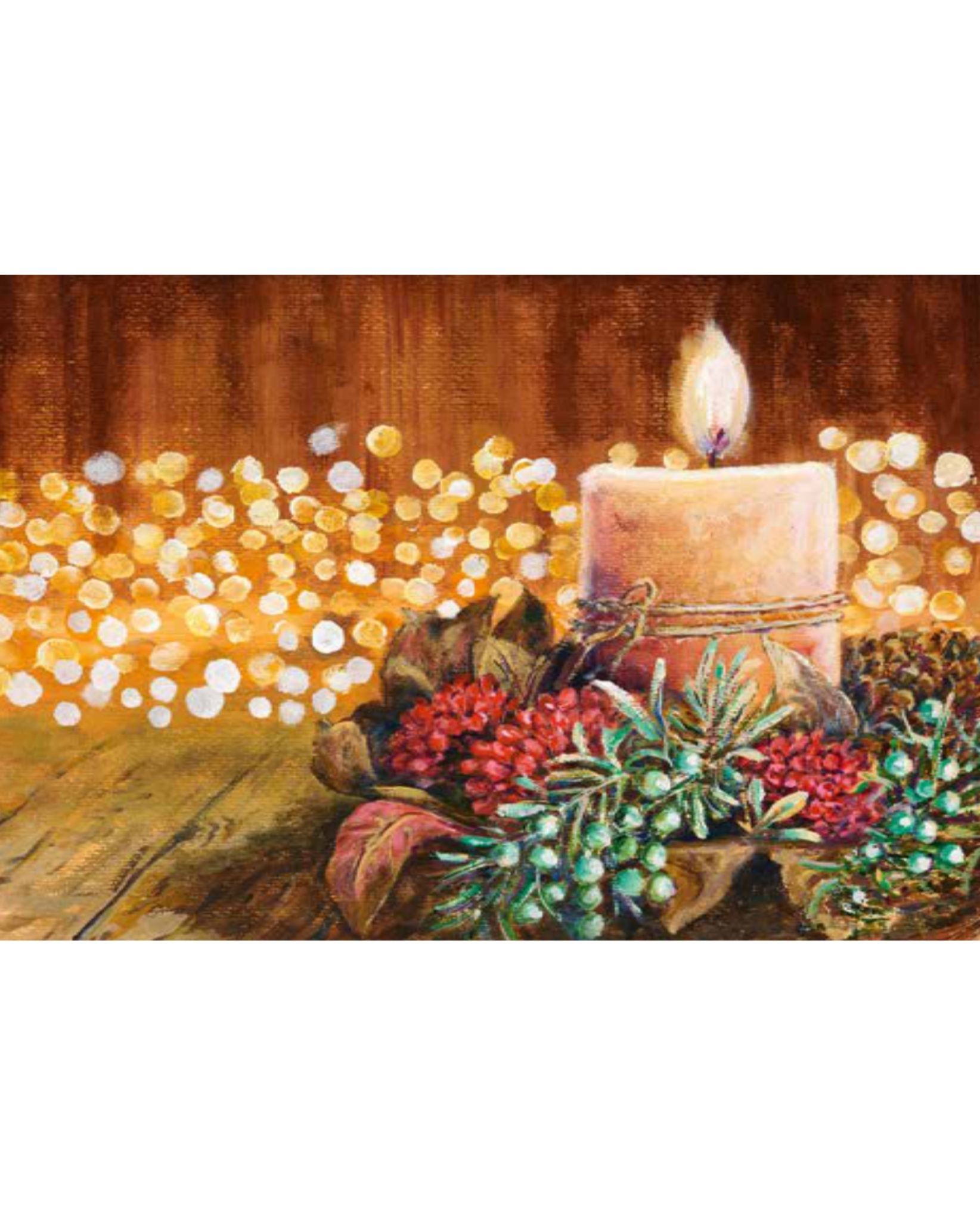 Kunstkort “Decemberlys” D611