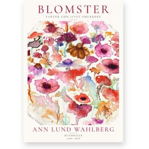 Blomster/Museums-kunstplakat