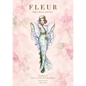 FLEUR lyserød kunstplakat